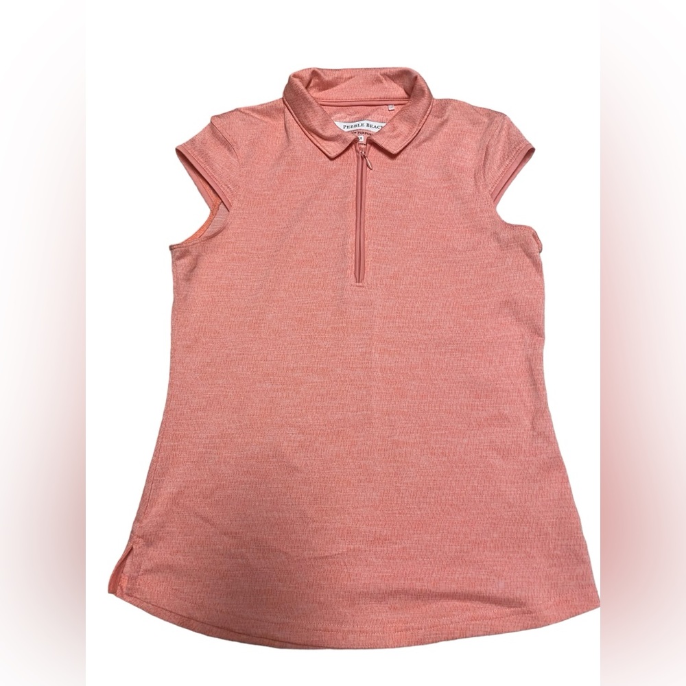 New Pebble Beach Women’s short sleeve Activewear Polo Shirt Size XS